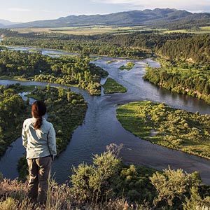 Beautiful Hiking Snake River canyon